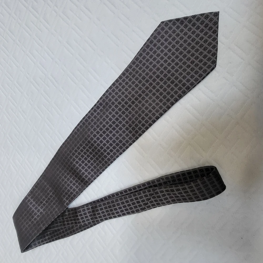 Gucci Gray Patterned Men's Tie